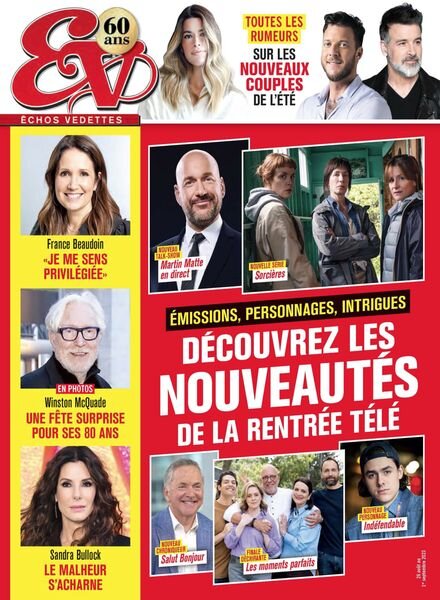 echos Vedettes – 26 Aout 2023 Cover