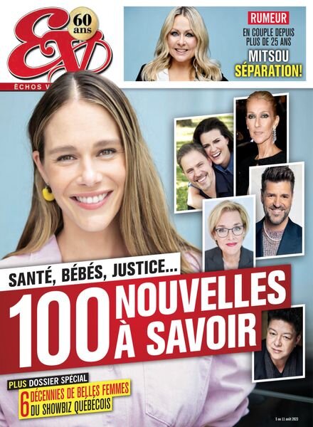 echos Vedettes – 5 Aout 2023 Cover