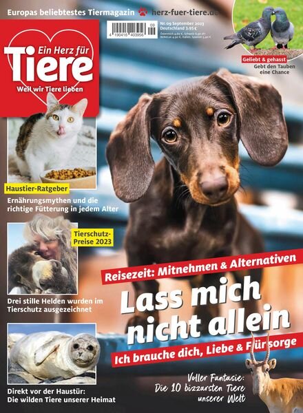 Ein Herz fur Tiere – September 2023 Cover