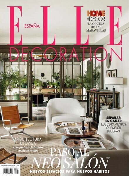 Elle Decoration Espana – Septiembre 2023 Cover