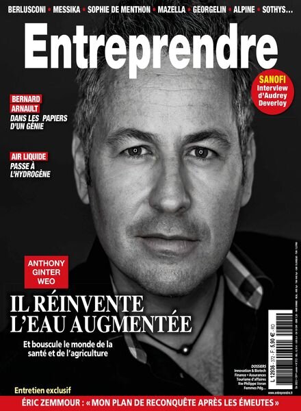 Entreprendre – Aout 2023 Cover