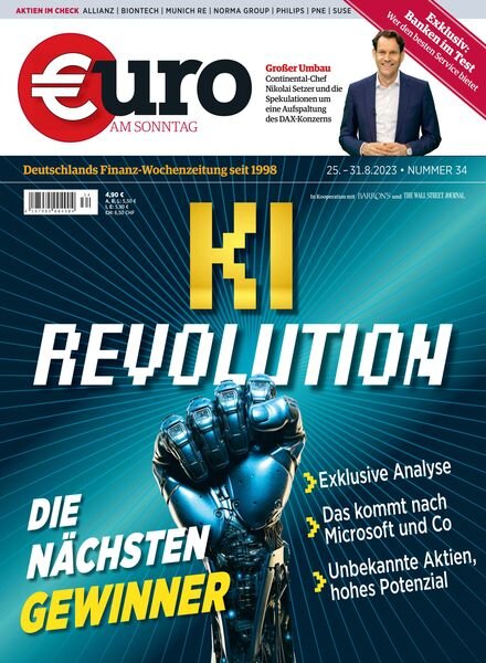 Euro am Sonntag – 25 August 2023 Cover