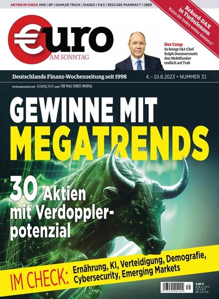 Euro am Sonntag – 4 August 2023 Cover