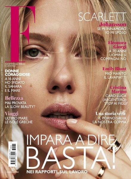 F – 29 Agosto 2023 Cover