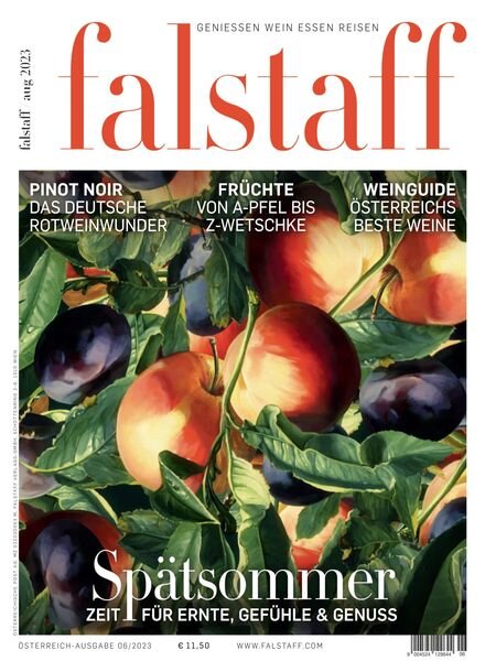 Falstaff Magazin Osterreich – August 2023 Cover