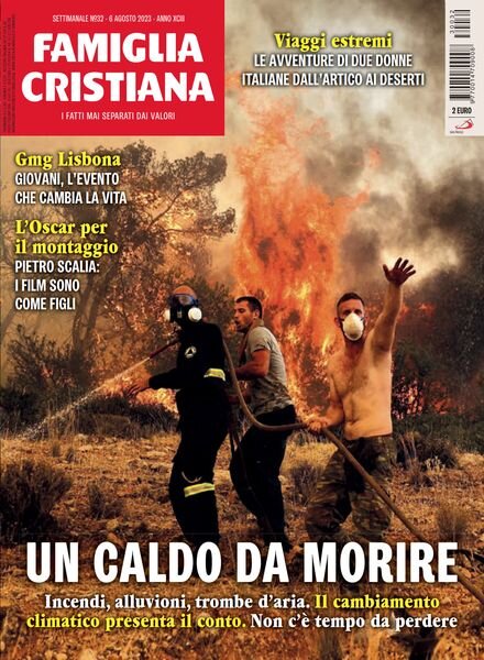 Famiglia Cristiana – 6 Agosto 2023 Cover