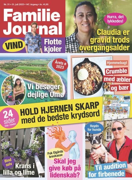 Familie Journal – Uge 31 – 31 Juli 2023 Cover