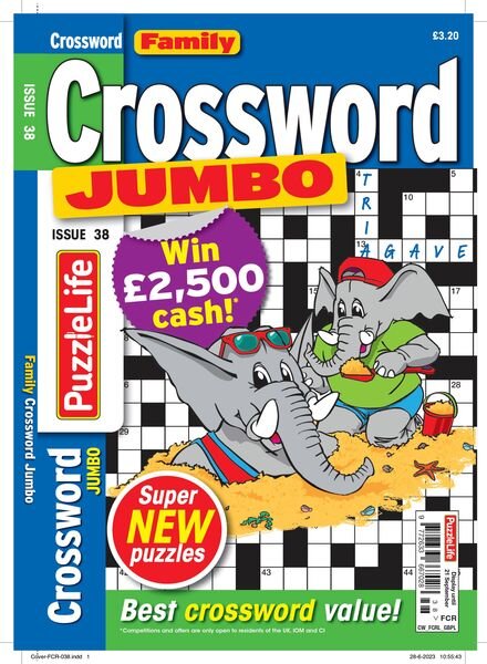 Family Crossword Jumbo – August 2023 Cover