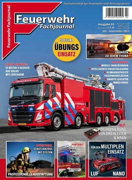 Feuerwehr Fachjournal – Juli-September 2023 Cover
