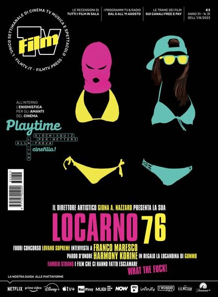 Film Tv – 1 Agosto 2023 Cover