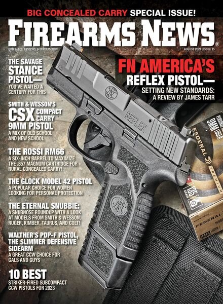Firearms News – Volume 77 – August 2023 Cover