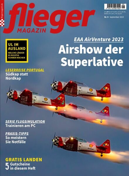 Fliegermagazin – September 2023 Cover