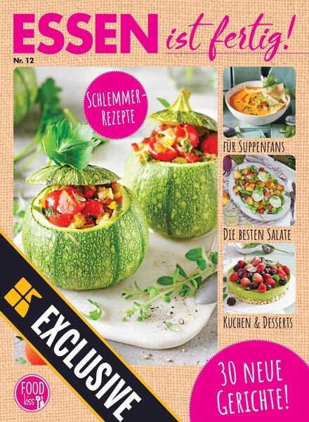 FOODkiss Essen ist fertig – August 2023 Cover