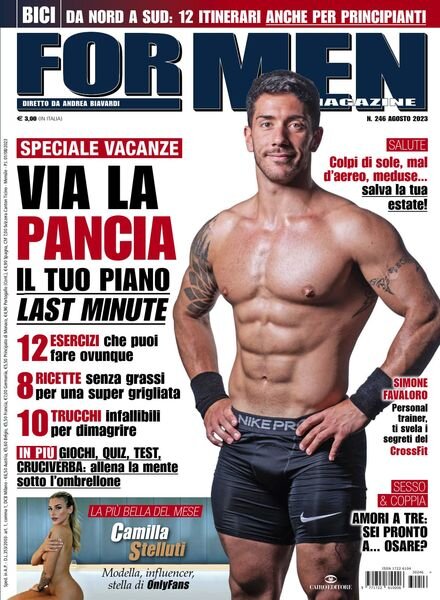 For Men Magazine – Agosto 2023 Cover