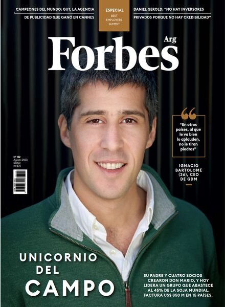 Forbes Argentina – Agosto 2023 Cover