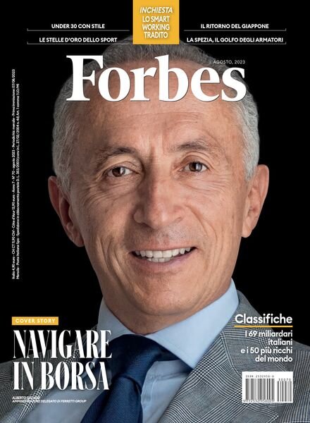Forbes Italia – Agosto 2023 Cover