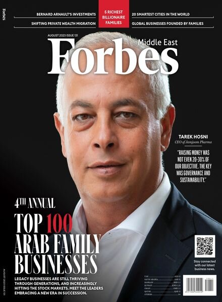 Forbes Middle East English Edition – Issue 131 – August 2023 Cover