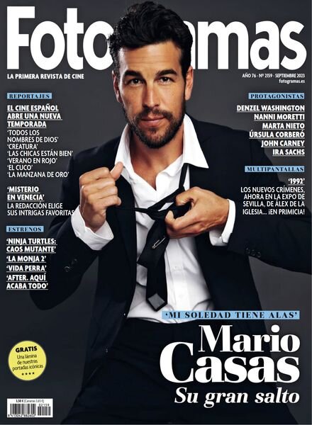 Fotogramas – Septiembre 2023 Cover