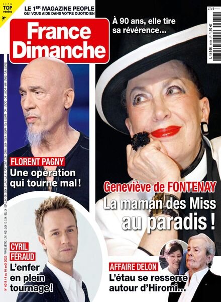 France Dimanche – 4 Aout 2023 Cover
