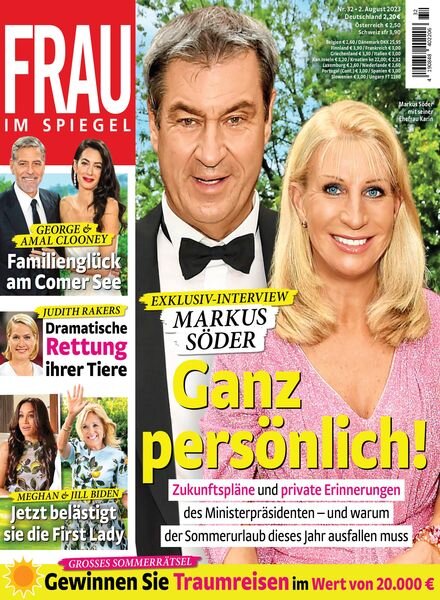 Frau im Spiegel – 2 August 2023 Cover