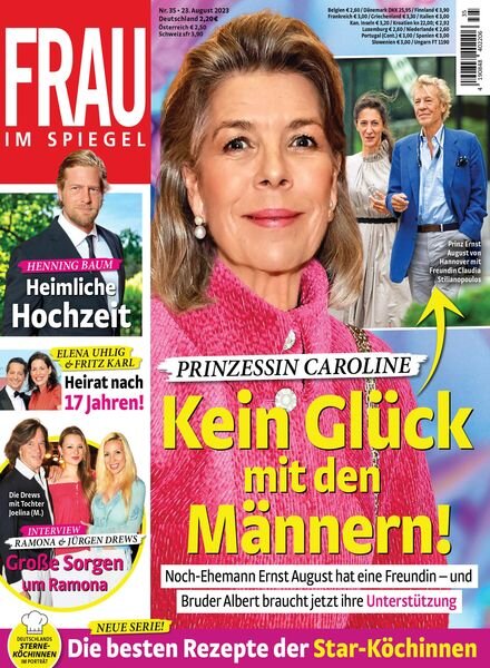 Frau im Spiegel – 23 August 2023 Cover