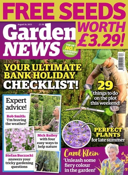 Garden News – 26 August 2023 Cover