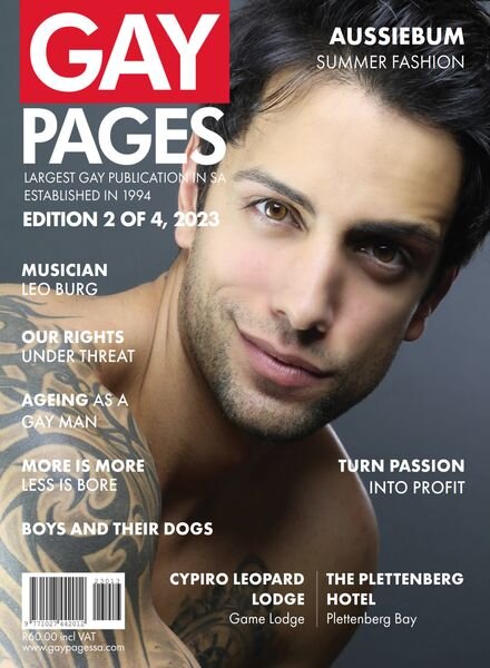 Gay Pages – August 2023 Cover