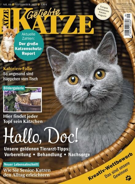 Geliebte Katze – September 2023 Cover