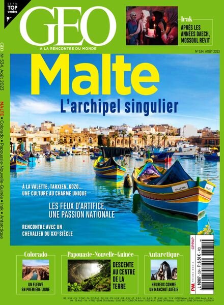 Geo France – Aout 2023 Cover