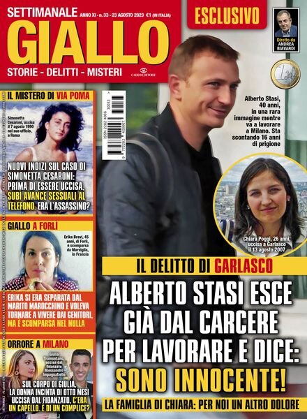 Giallo – 23 Agosto 2023 Cover