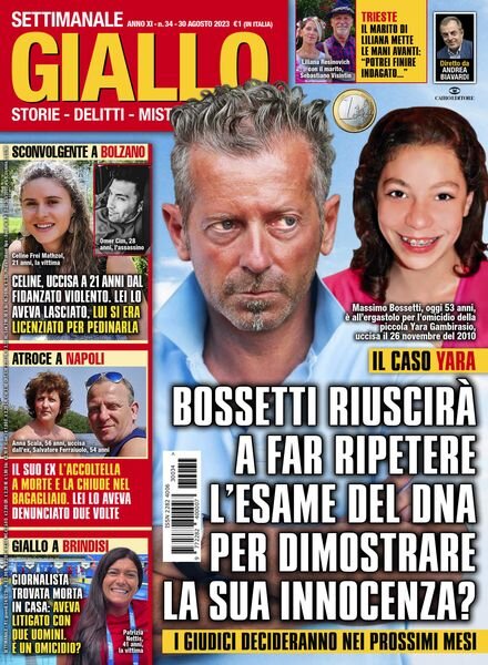 Giallo – 30 Agosto 2023 Cover