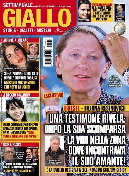 Giallo – 9 Agosto 2023 Cover