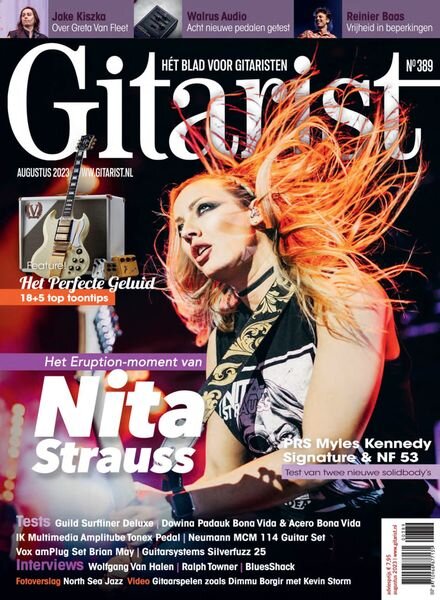 Gitarist Netherlands – augustus 2023 Cover