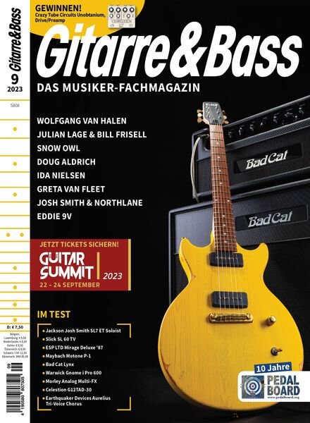 Gitarre & Bass – September 2023 Cover