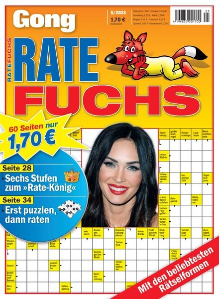 Gong Ratefuchs – Nr 5 2023 Cover