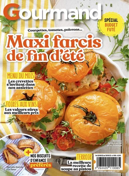 Gourmand – 22 Aout 2023 Cover