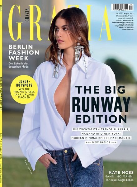 Grazia Germany – 3 August 2023 Cover