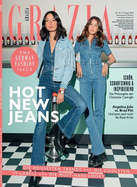 Grazia Germany N18 – 17 August 2023 Cover