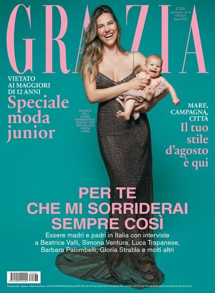 Grazia Italia – 10 Agosto 2023 Cover