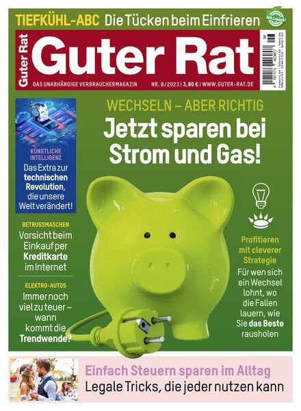 Guter Rat – August 2023 Cover