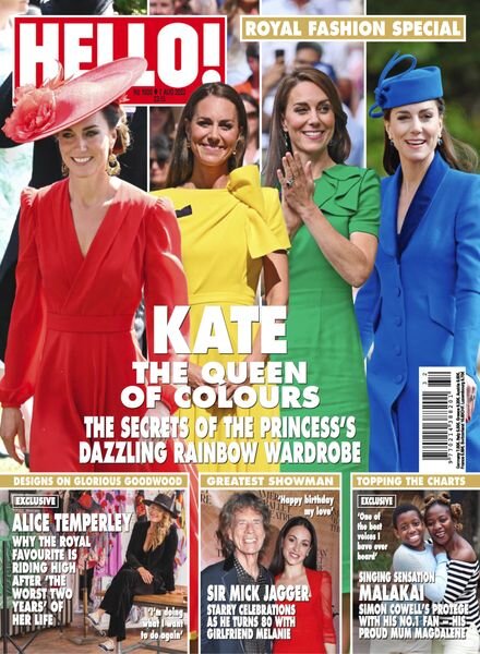 Hello! Magazine UK – Issue 1800 – 7 August 2023 Cover