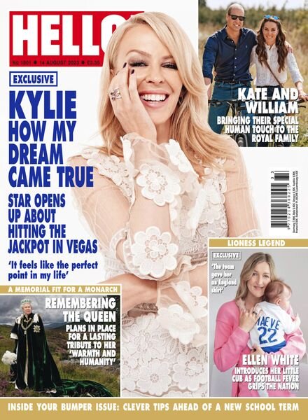 Hello! Magazine UK – Issue 1801 – 14 August 2023 Cover