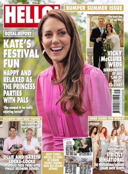 Hello! Magazine UK – Issue 1803 – 28 August 2023 Cover