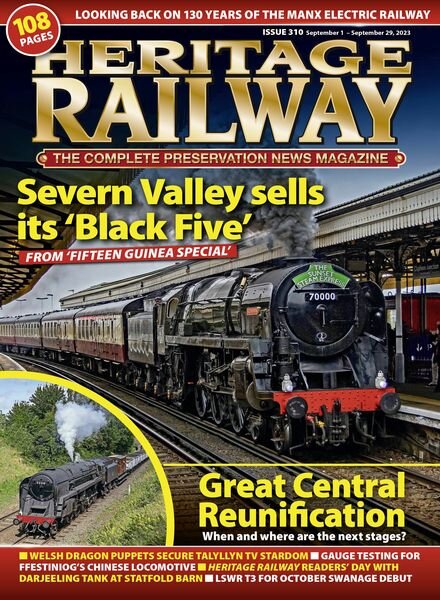 Heritage Railway – Issue 310 – September 1 2023 Cover