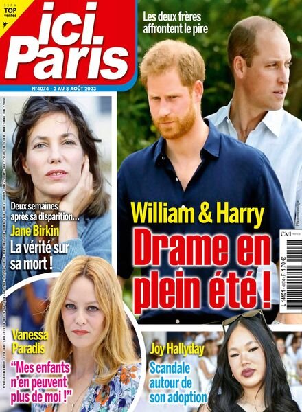 Ici Paris – 2 Aout 2023 Cover