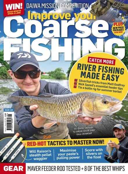 Improve Your Coarse Fishing – Issue 405 – August 2023 Cover