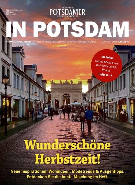 IN POTSDAM – September-Oktober 2023 Cover