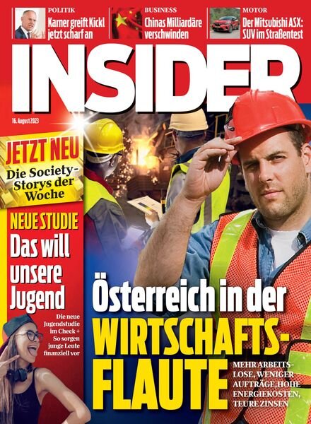 Insider Austria – 17 August 2023 Cover