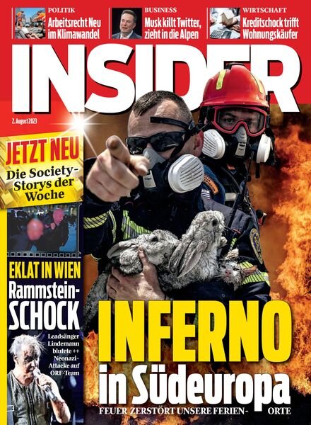 Insider Austria – August 2023 Cover
