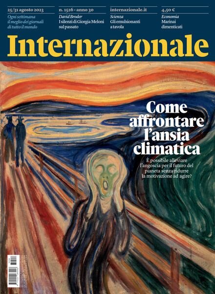Internazionale – 25 Agosto 2023 Cover